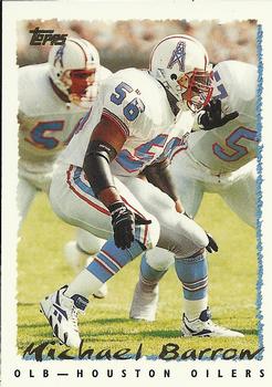 Micheal Barrow Houston Oilers 1995 Topps NFL #144